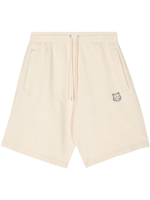 Shorts bianco panna Maison Kitsuné | MM01121KM0001P205